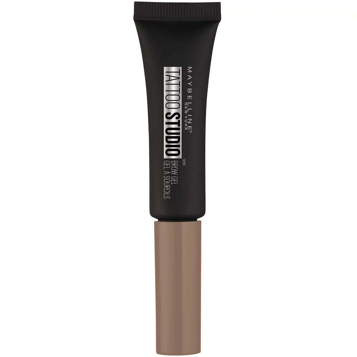 Maybelline TattooStudio Waterproof Eyebrow Gel Makeup, Soft Brown, 0.23 Fl Oz (6.8 ml) | Smudge-Proof Definition for Days - main product image