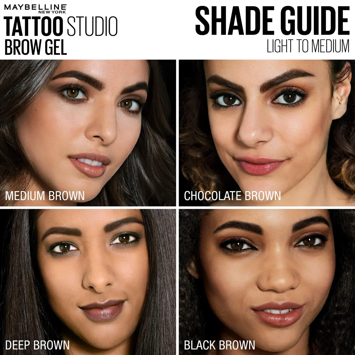 Maybelline TattooStudio Waterproof Eyebrow Gel Makeup, Soft Brown, 0.23 Fl Oz (6.8 ml) | Smudge-Proof Definition for Days - view 8