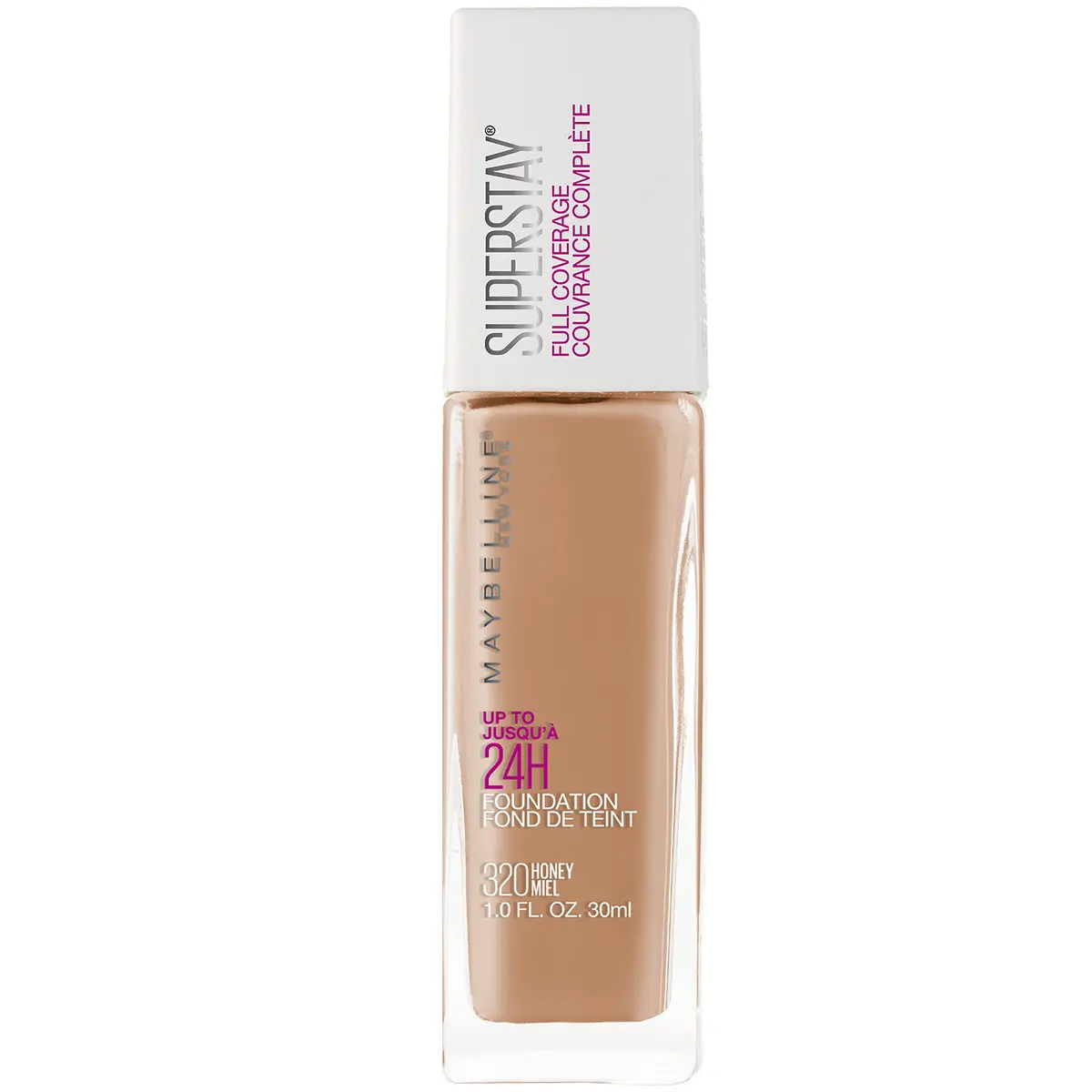 Maybelline Super Stay Full Coverage Liquid Foundation 1 Fl Oz | Up to 30Hr Wear, Matte Finish, Honey - view 7