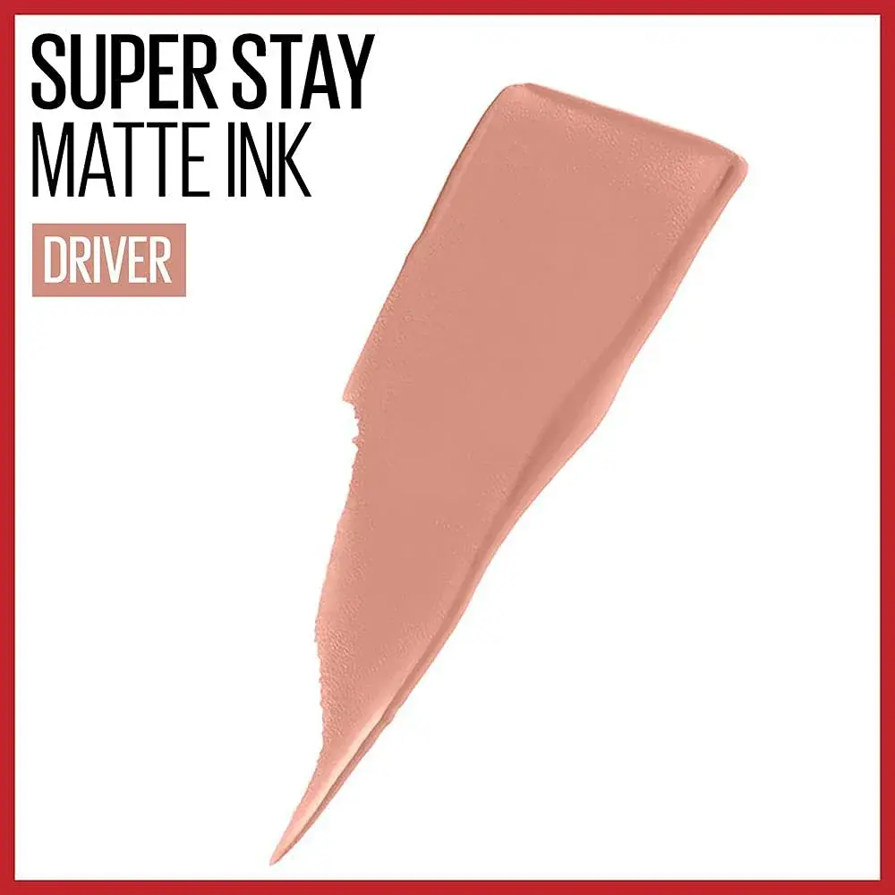 Maybelline Super Stay Matte Ink Liquid Lipstick in Driver, 5ml | 16-Hour Transfer-Proof Matte - view 4