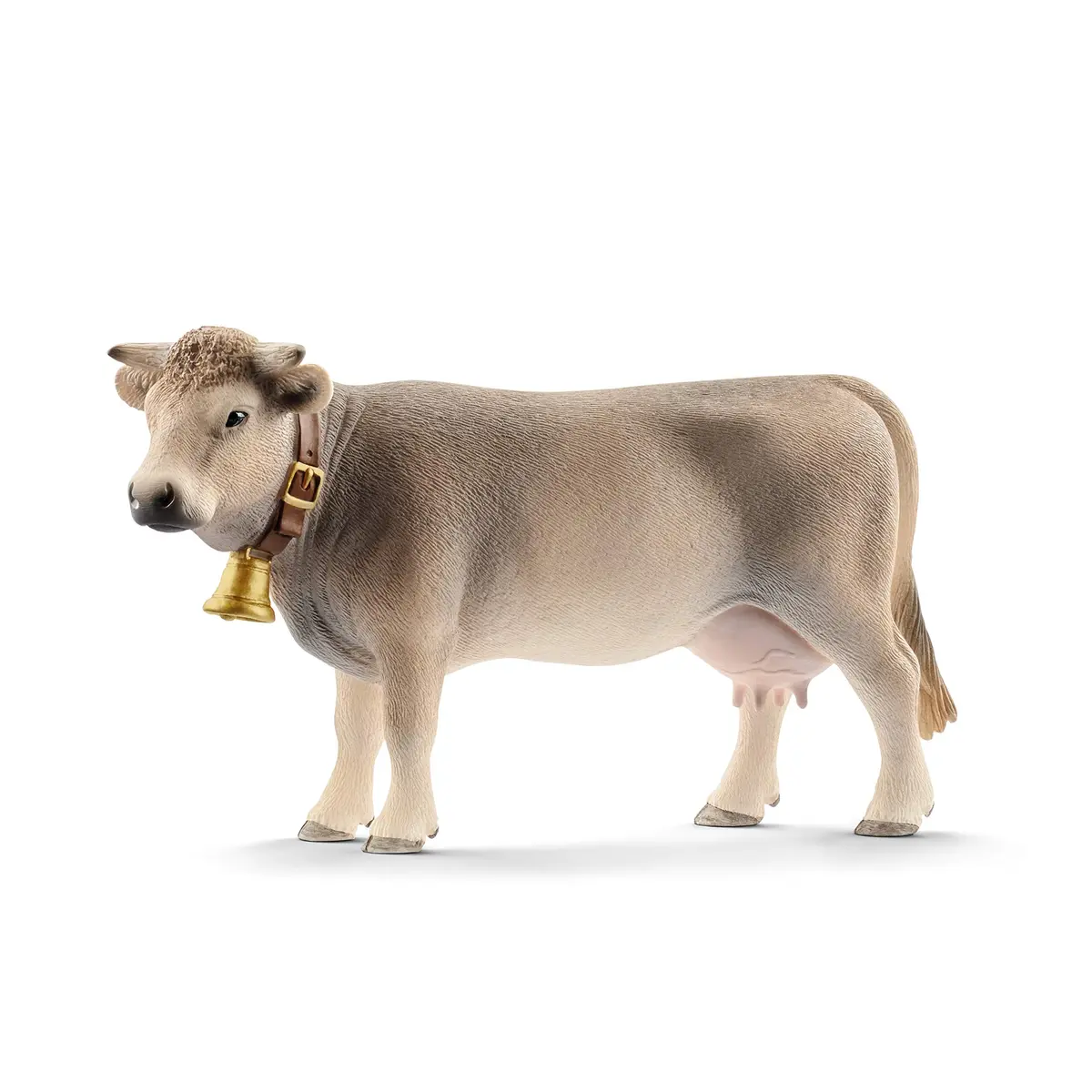 Schleich Braunvieh Cow Toy Figurine 9.5cm (3.7 inch) | Realistic Hand-Painted Animal Model for Ages 3+ - main product image