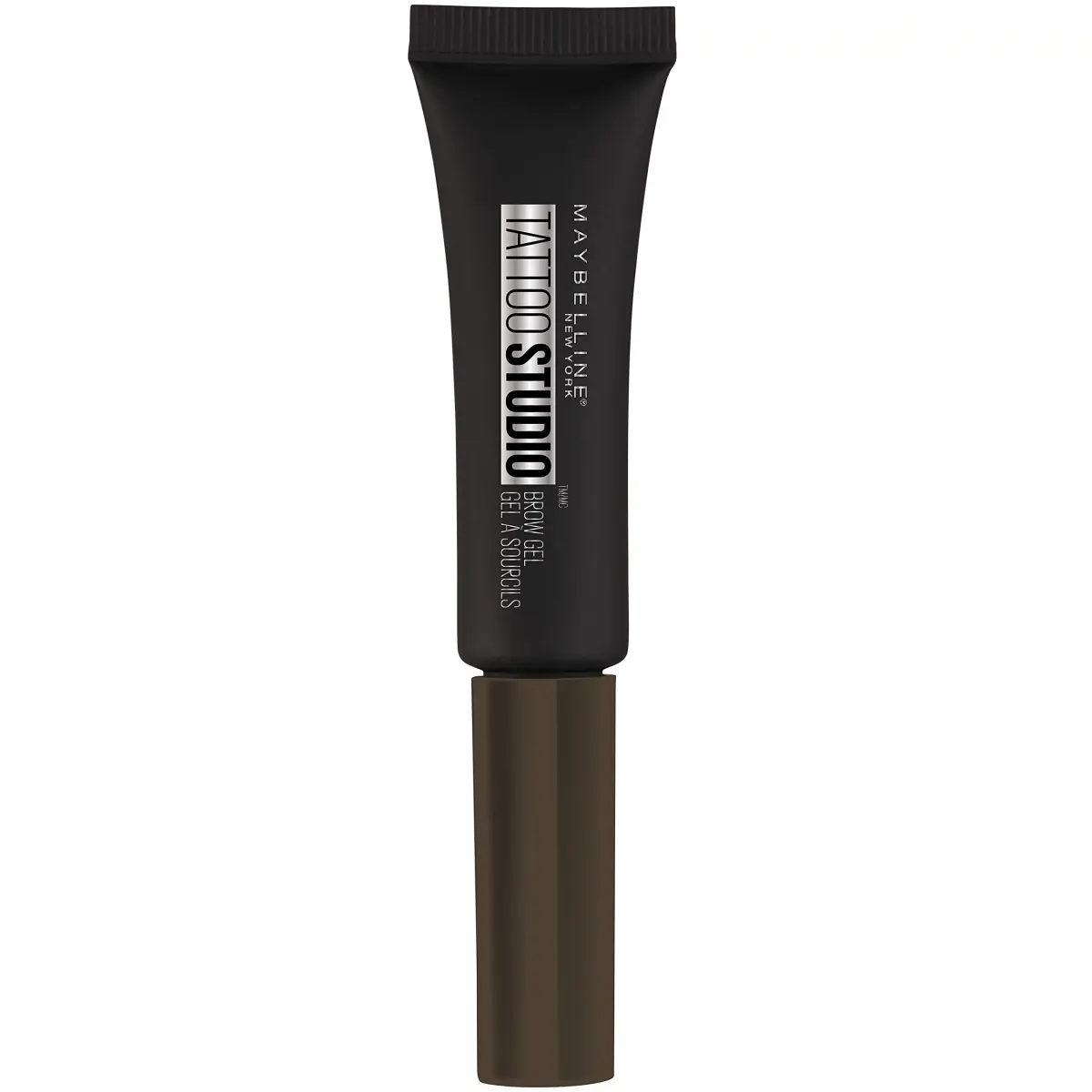 Maybelline TattooStudio Waterproof Eyebrow Gel Makeup Deep Brown 0.23 Fl Oz (6.8ml) | Smudge-Proof & Transfer-Resistant - main product image