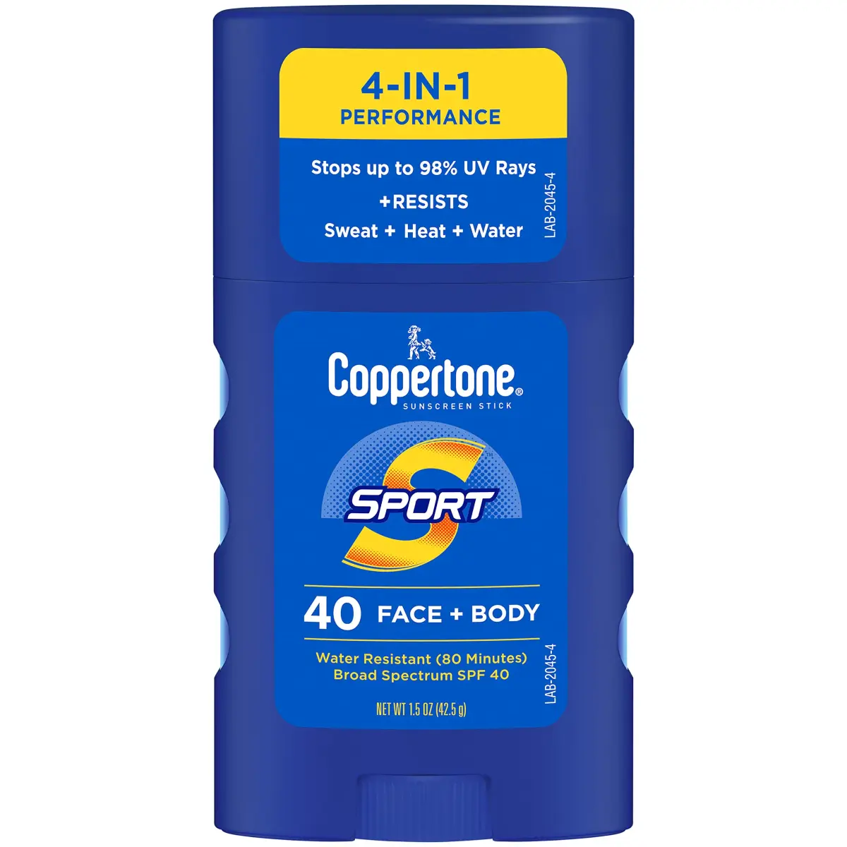 Coppertone Sport SPF 40 Sunscreen Stick (1.5 Oz) | Broad Spectrum Sun Protection for Active Lifestyles - main product image