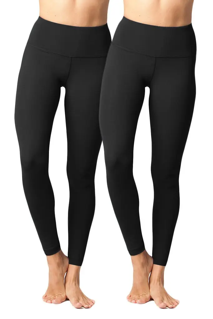 Yogalicious Womens Workout Legging High Waisted Squat Proof Sculpting Pant - Black - Medium | Ultra-Soft, Trendy Activewear - main product image