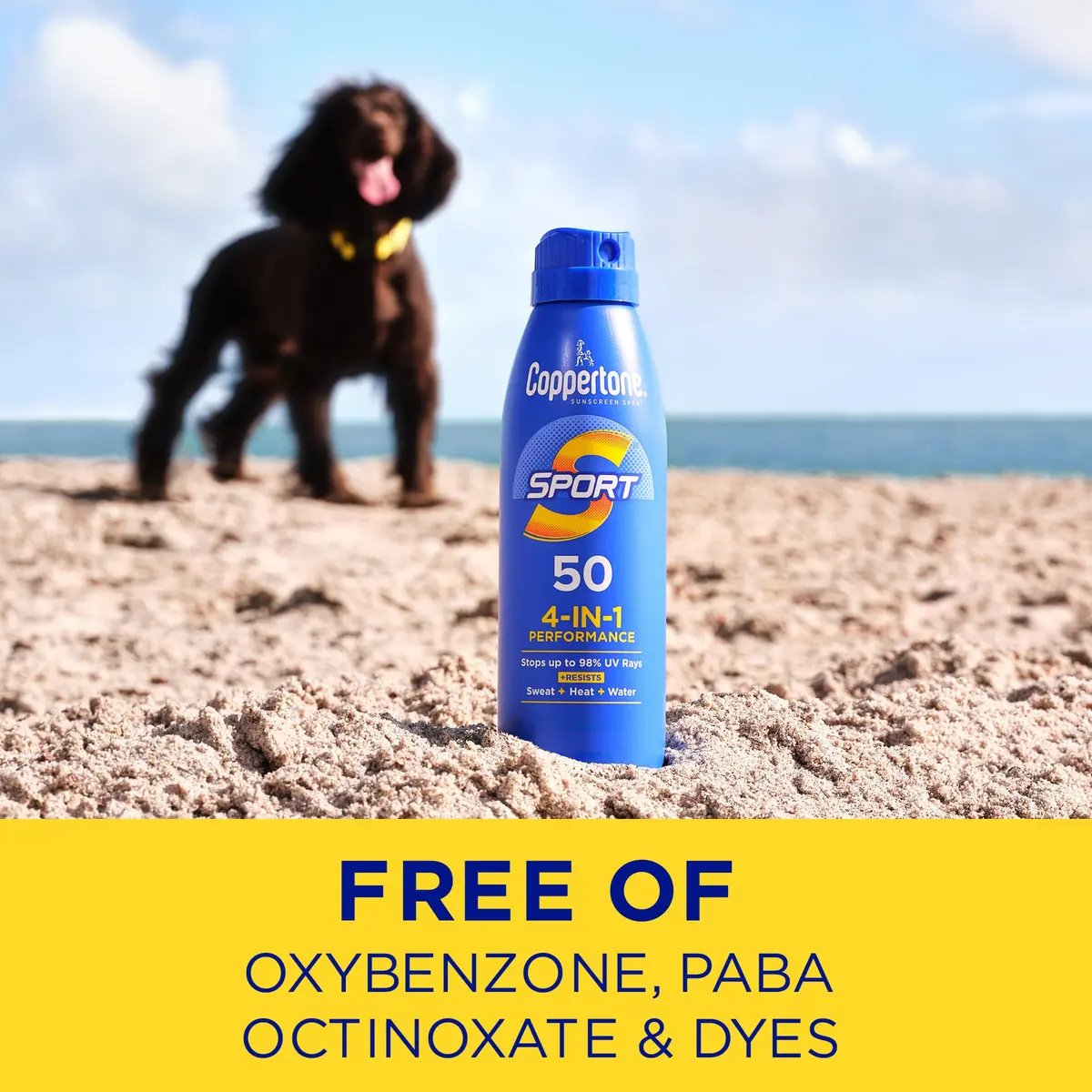 Coppertone Sport Sunscreen Spray SPF 30, 2 x 5.5 oz (165ml) | Broad Spectrum UVA/UVB Protection - view 8
