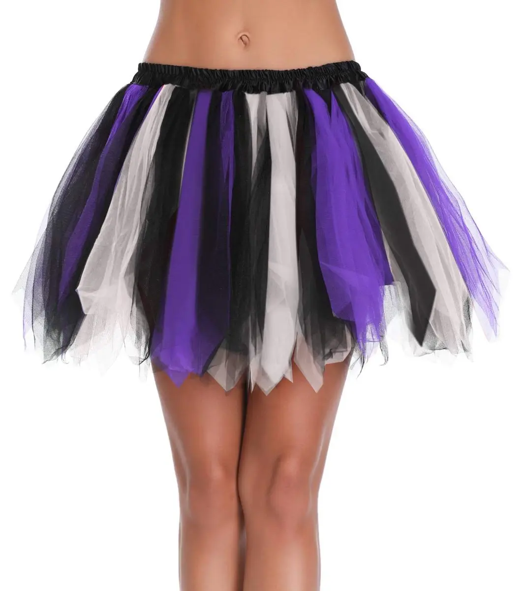 v28 Women's 1950s Vintage Tutu Tulle Petticoat Ballet Bubble Skirt Large | Retro Style for Parties & Dance - main product image