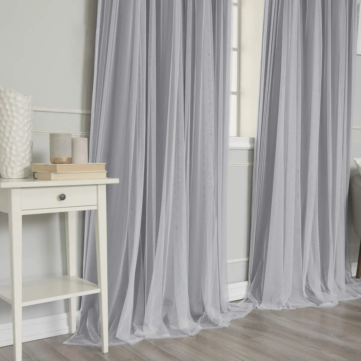 Best Home Fashion Black Curtain 52"W x 96"L | Thermal Blackout with Grommet Top - view 6