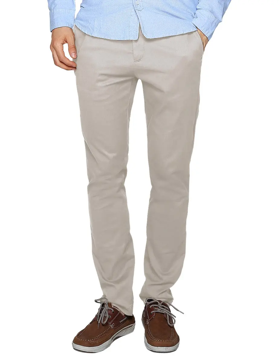 Match Men's Slight Stretch Regular Fit Chino Casual Pants 29 | All-Day Comfort & Style - main product image
