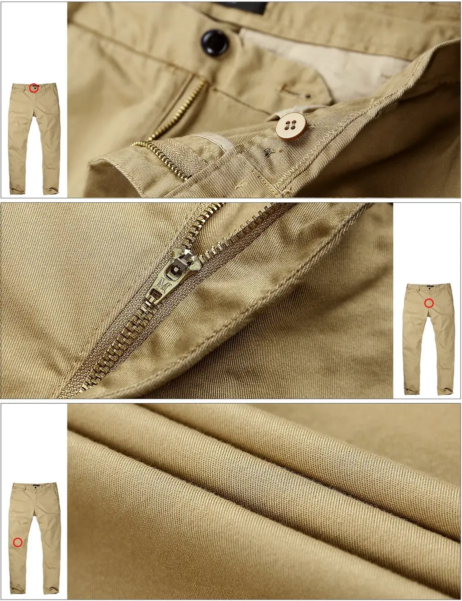 Match Men's Slight Stretch Regular Fit Chino Casual Pants 29 | All-Day Comfort & Style - view 5