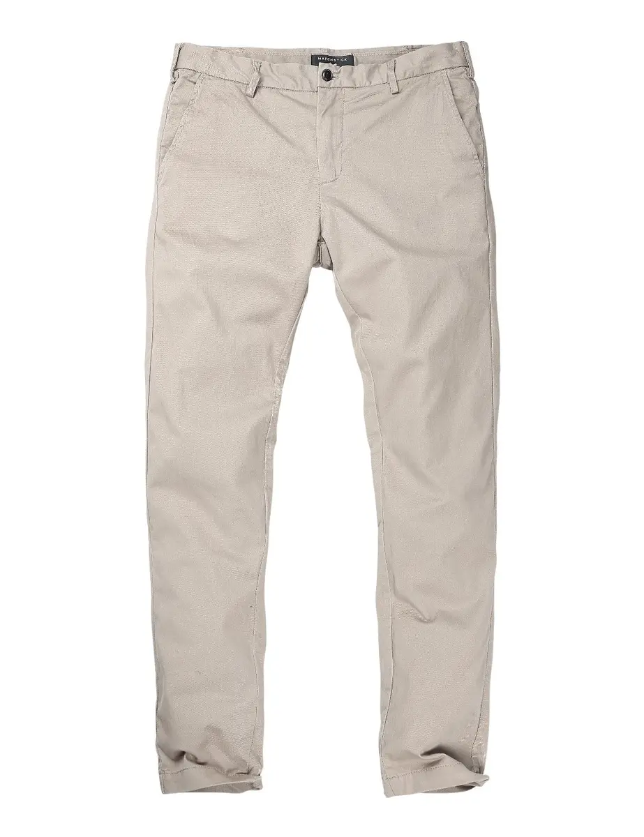 Match Men's Slight Stretch Regular Fit Chino Casual Pants 29 | All-Day Comfort & Style - view 3