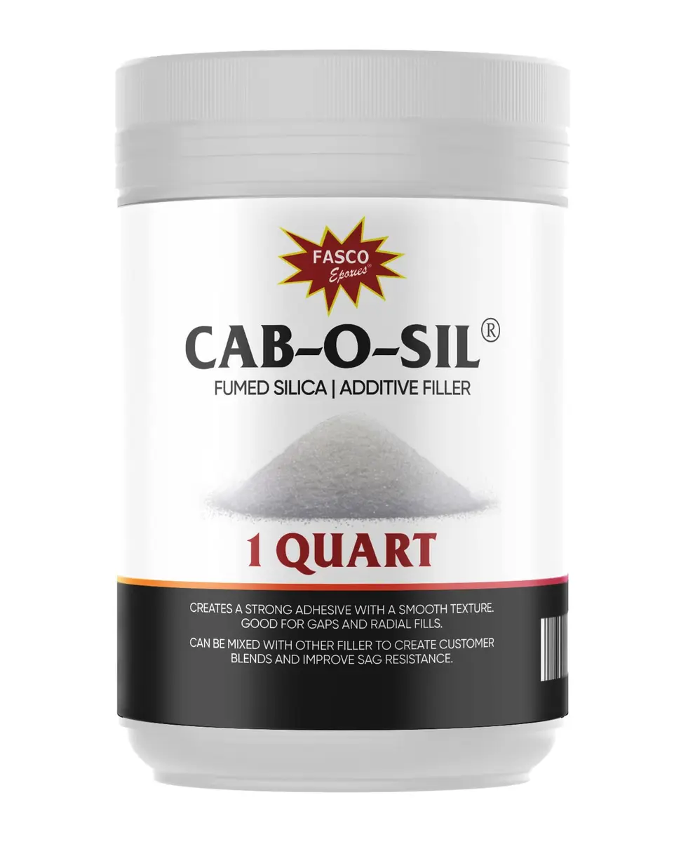 Fasco Epoxies Cab-O-SIL Fumed Silica Thickener Quart (128 fl oz / 3.78 L) | USA Imported Thickening Agent - main product image