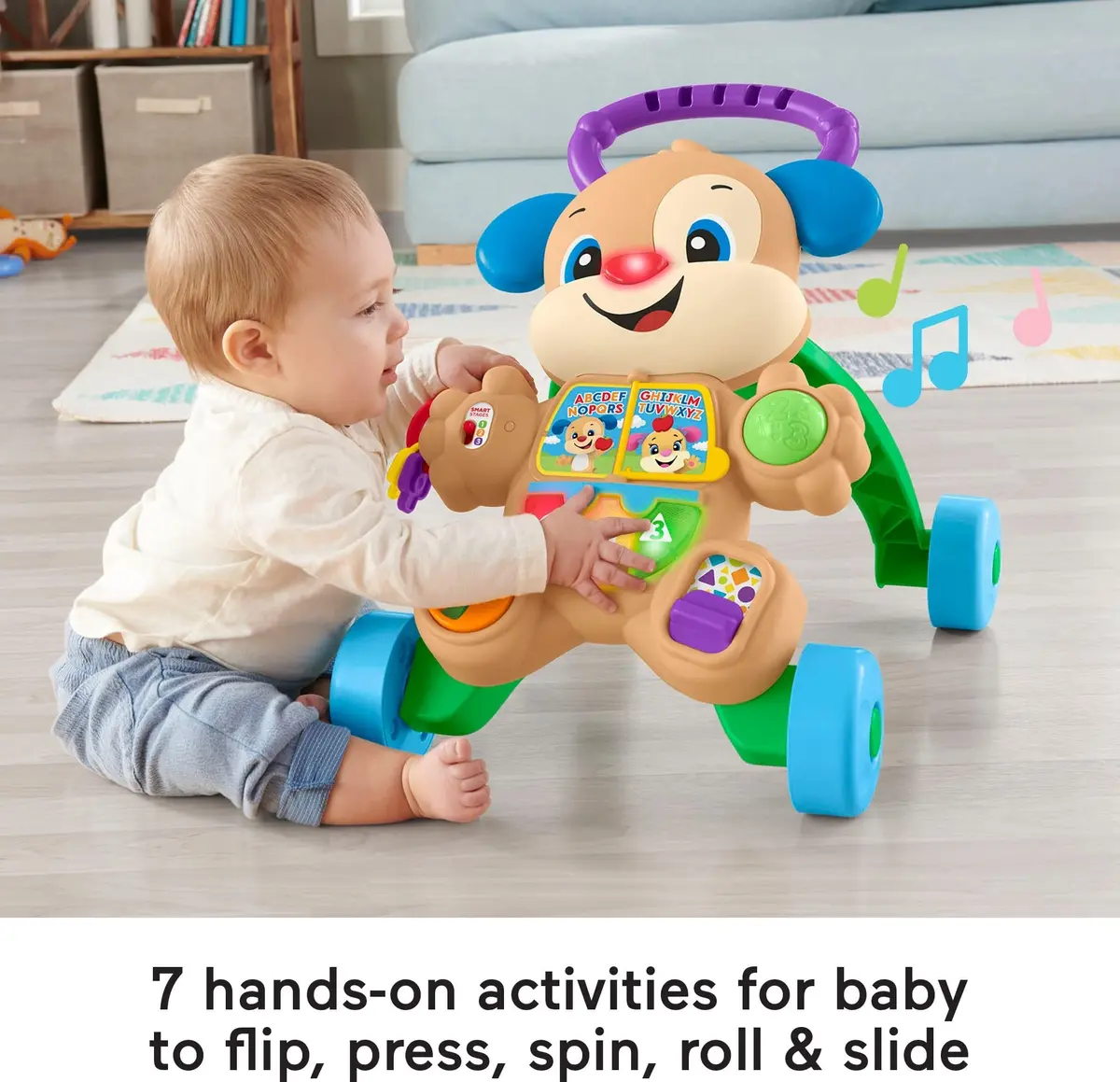 Fisher-Price Laugh & Learn Smart Stages Puppy Walker | Musical Toddler Toy for 6-36 Months - view 4