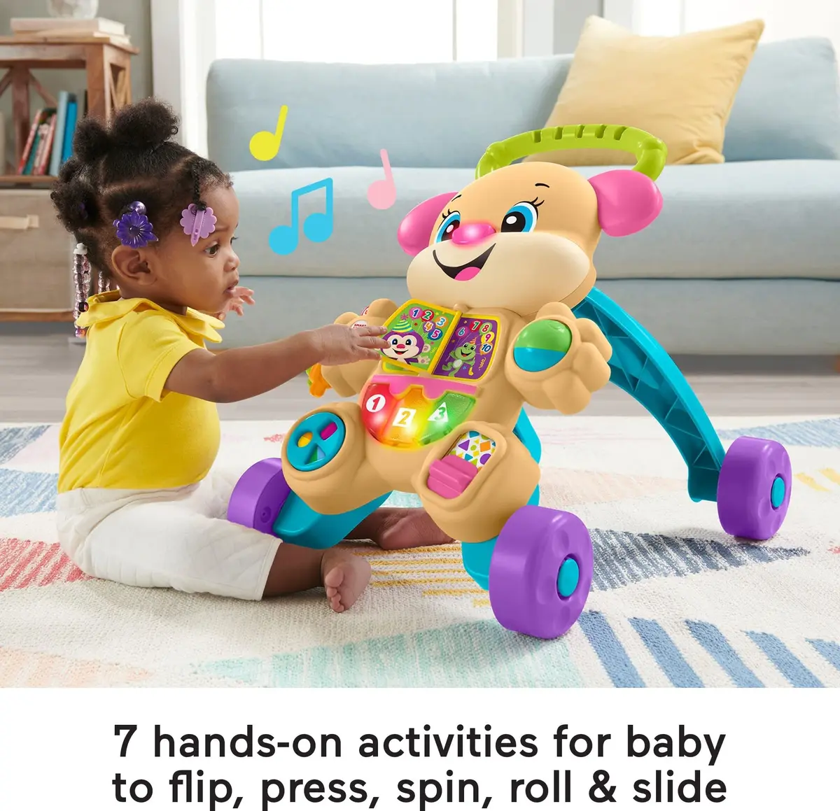 Fisher-Price Laugh & Learn Smart Stages Walker | Educational Baby & Toddler Toy for 6 Months to 3 Years - view 4