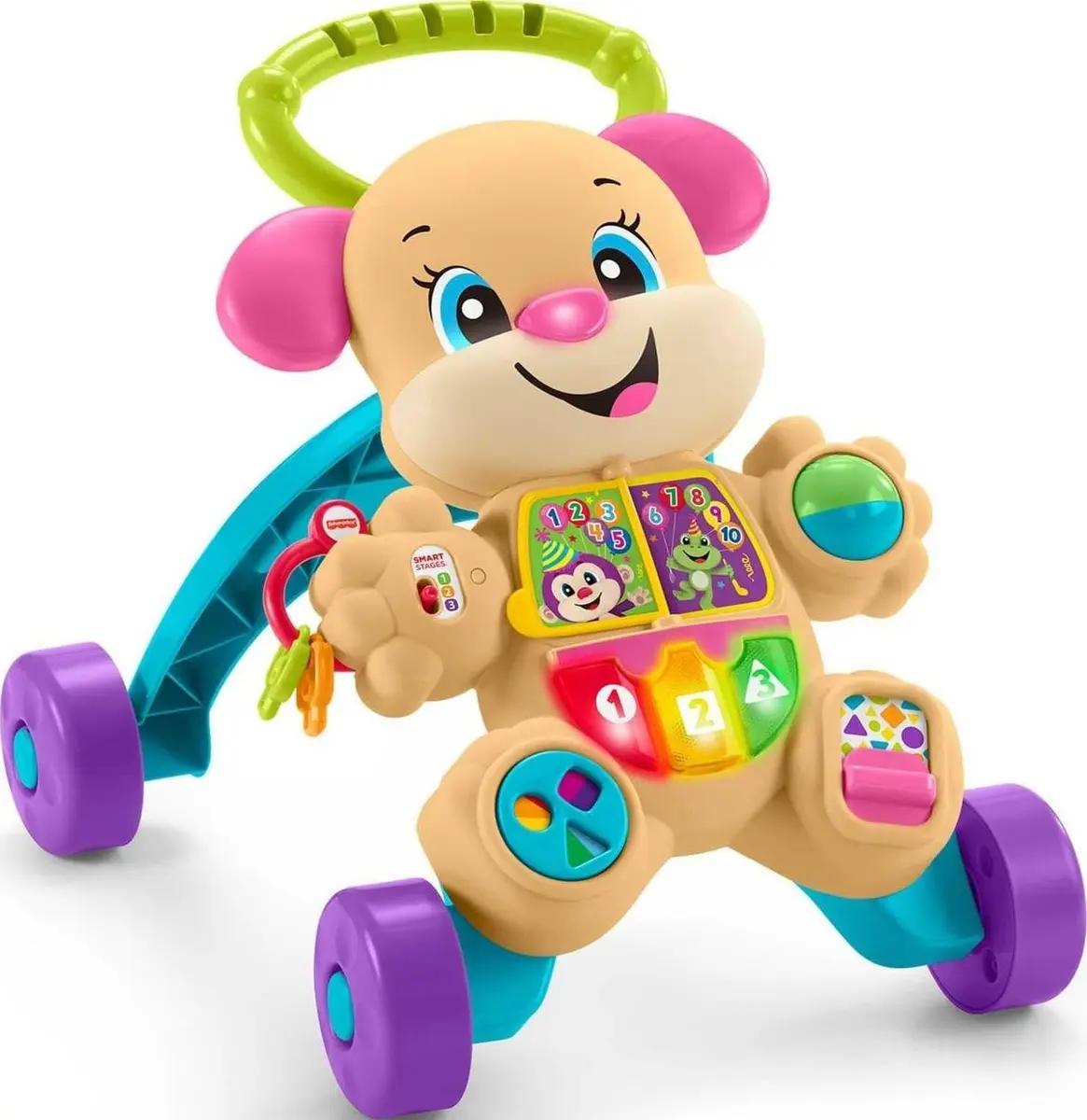 Fisher-Price Laugh & Learn Smart Stages Walker | Educational Baby & Toddler Toy for 6 Months to 3 Years - main product image