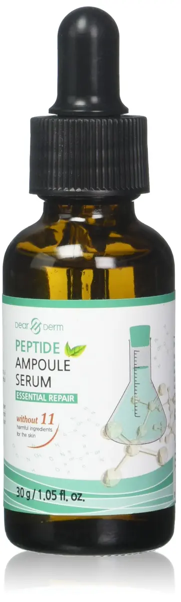 Dear & Derm Peptide Intense Solution Ampoule Serum 1.05 Fl Oz | Skin Elasticity & Nourishment - main product image