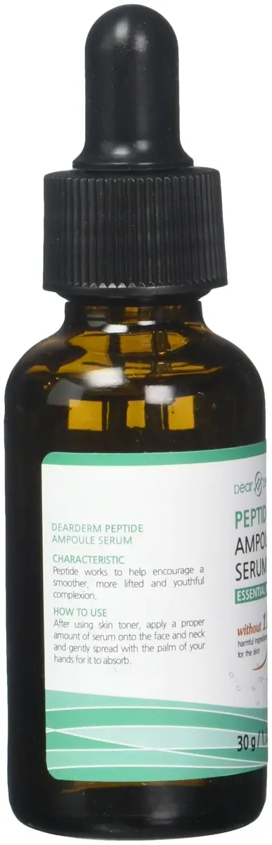 Dear & Derm Peptide Intense Solution Ampoule Serum 1.05 Fl Oz | Skin Elasticity & Nourishment - view 3