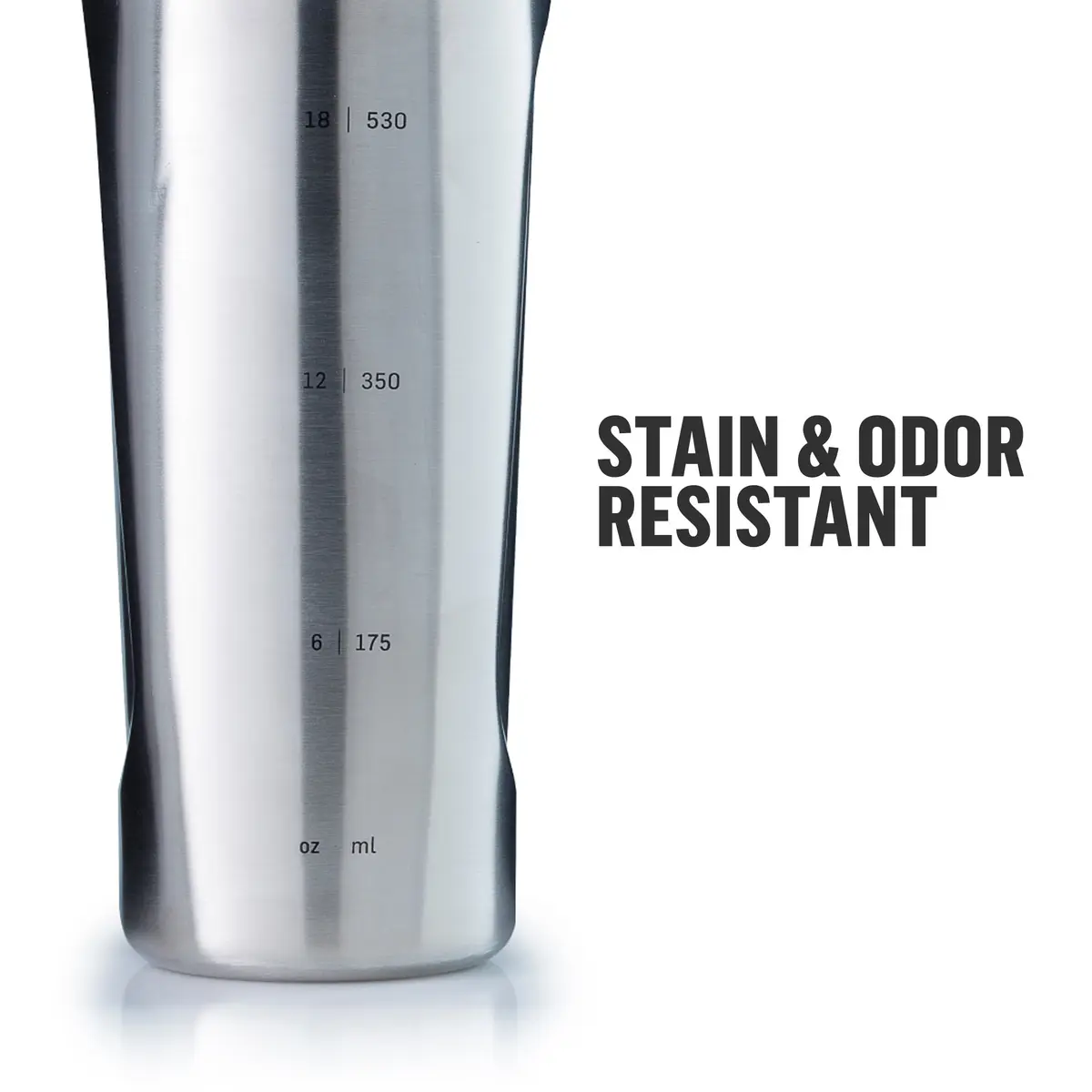 BlenderBottle Radian Stainless Steel Shaker Bottle 26 oz White | Double-Wall Vacuum Insulated, BPA-Free - view 6