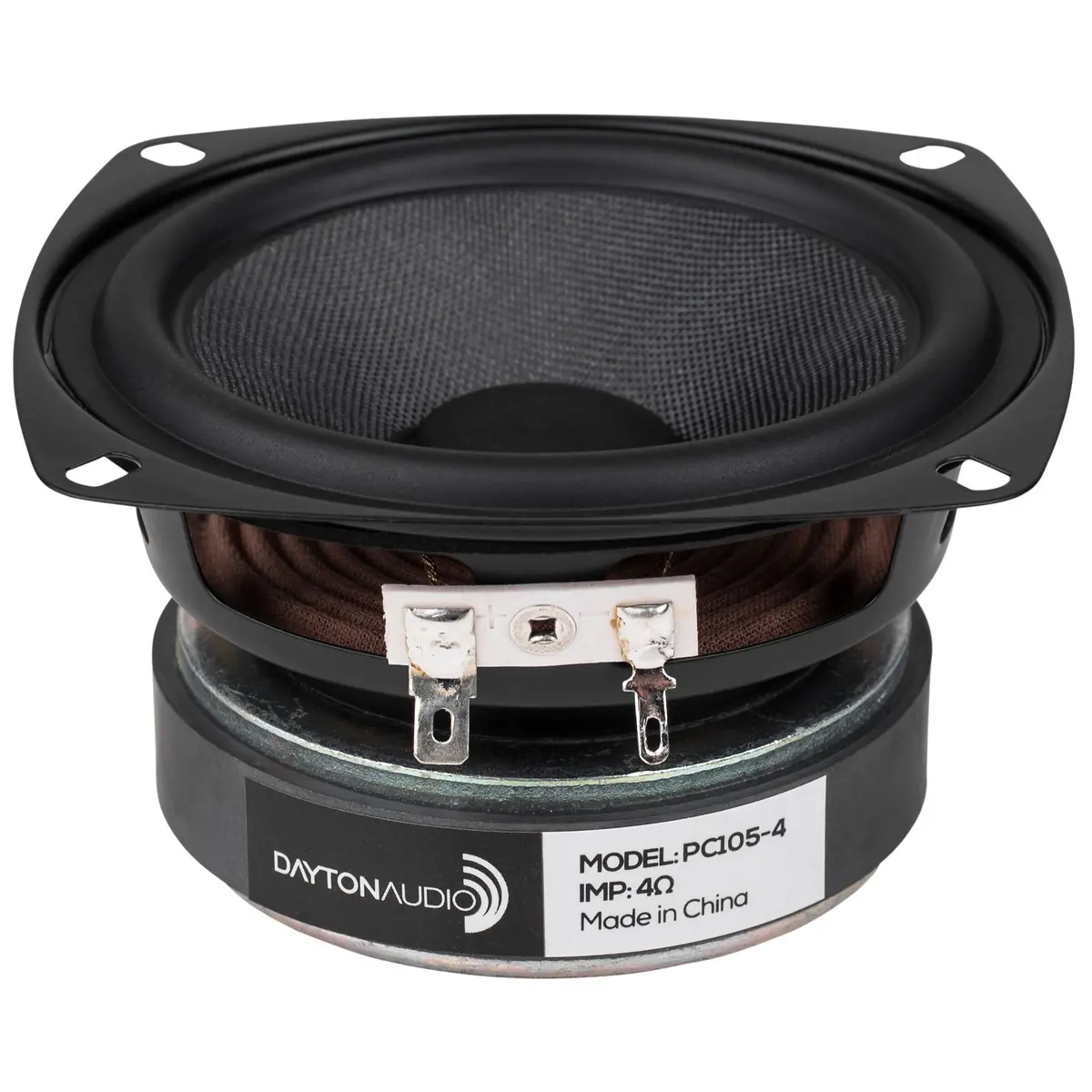 Dayton Audio PC105-4 4" Full-Range Poly Cone Driver | Compact, Natural Sound, USA Import - main product image