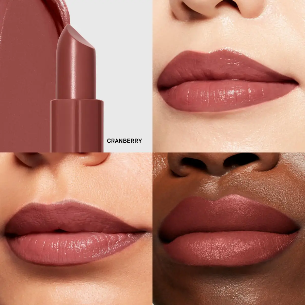Bobbi Brown Crushed Lip Color Lipstick in Cranberry - Hydrating Satin-Matte, 8-Hour Wear - view 2