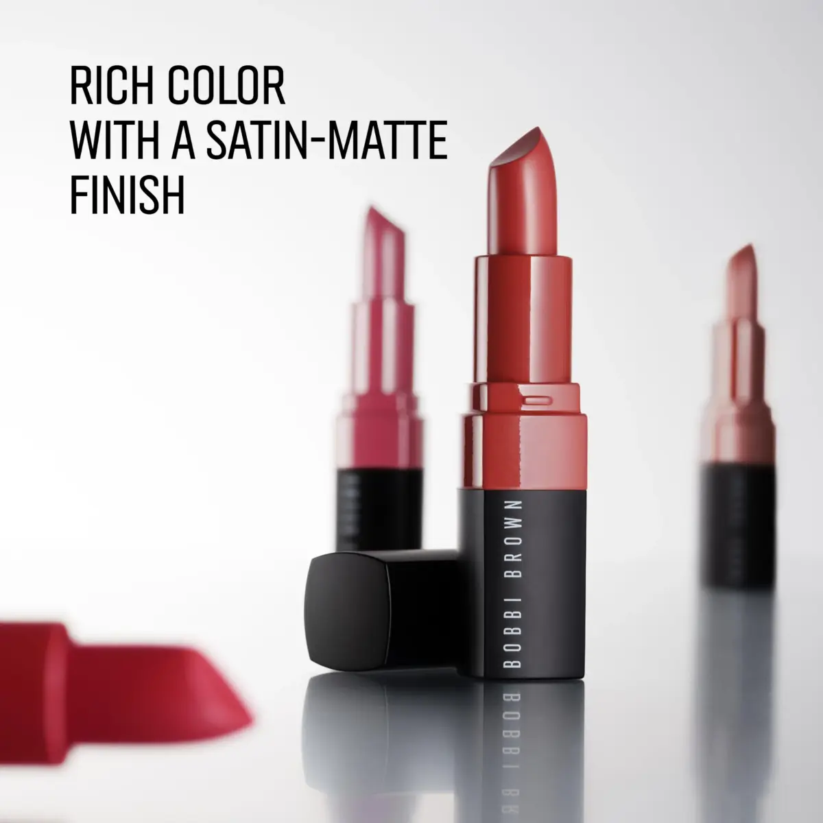 Bobbi Brown Crushed Lip Color 05 Bare: Hydrating Satin-Matte Lipstick, 0.12 Oz - view 4