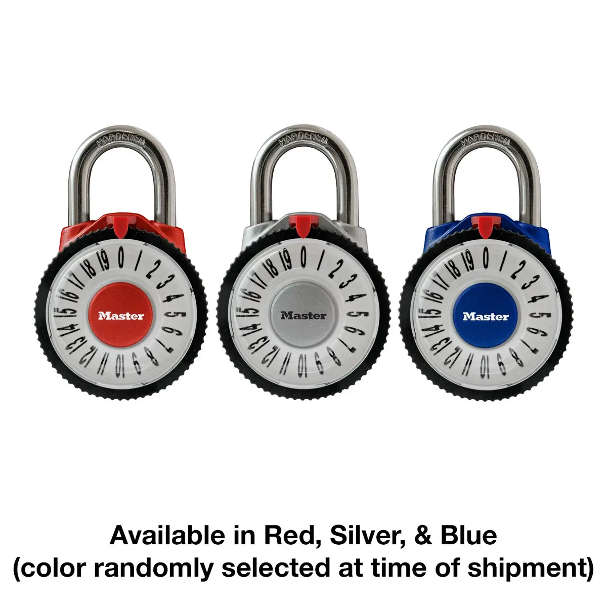Master Lock Locker Lock Combination Padlock 2-1/8in Metal Body Keyless Security - view 5