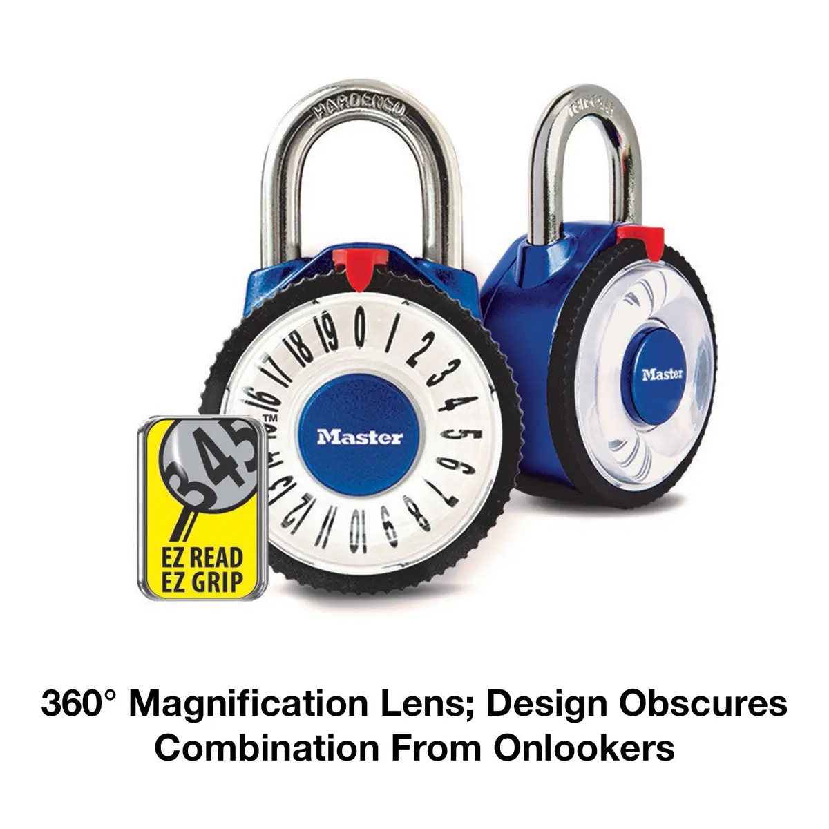 Master Lock Locker Lock Combination Padlock 2-1/8in Metal Body Keyless Security - view 4