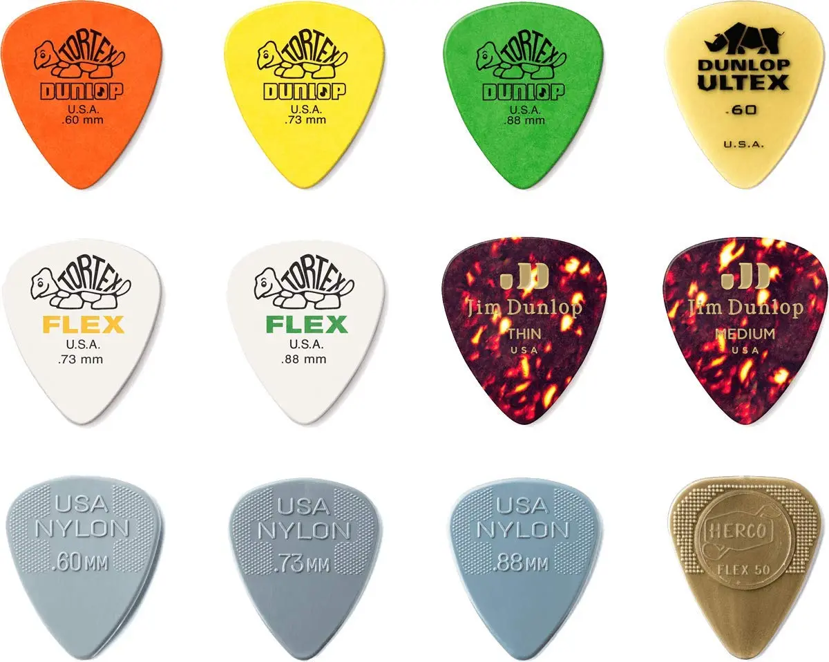 Jim Dunlop Acoustic Pick Variety Pack - 12 Pack | Explore Tone with USA-Made Picks - view 3