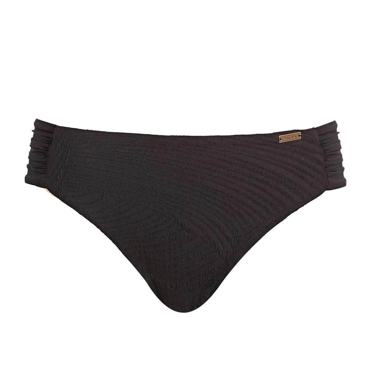 Fantasie Ottawa Mid Rise Bikini Brief Black | Supportive, Textured Nylon, Fully Lined - view 6