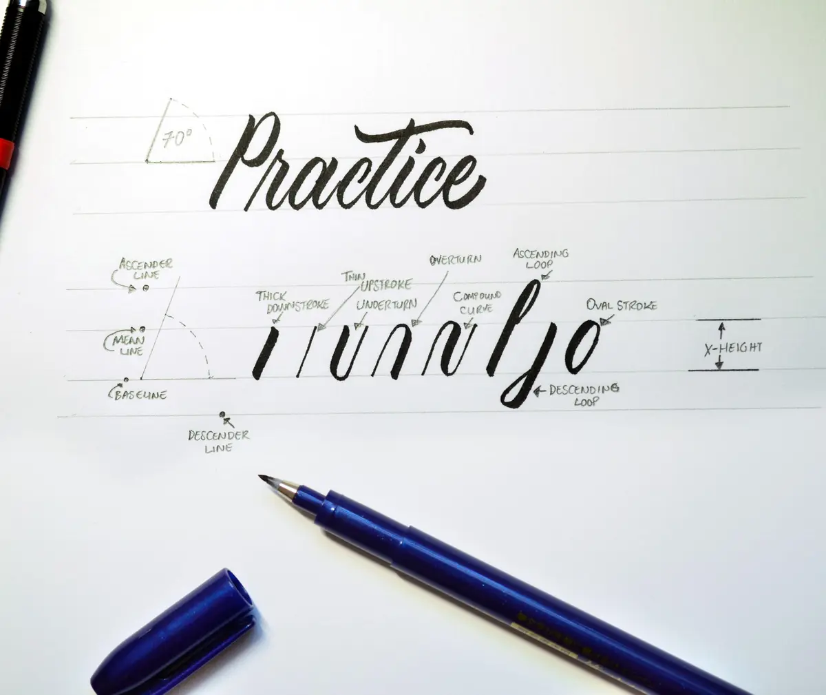 Zebra Pen Zensations Brush Pen, Black, 0.5mm | Fine Tip for Lettering & Sketching - view 3