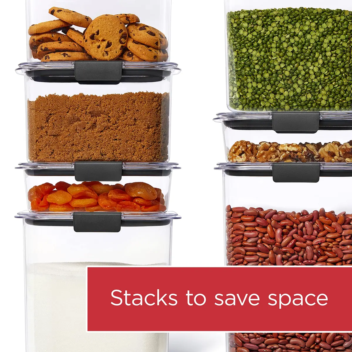 Rubbermaid Brilliance 16-Cup Airtight Food Storage Container with Lid | Pantry Organizer & Food Freshness - view 6