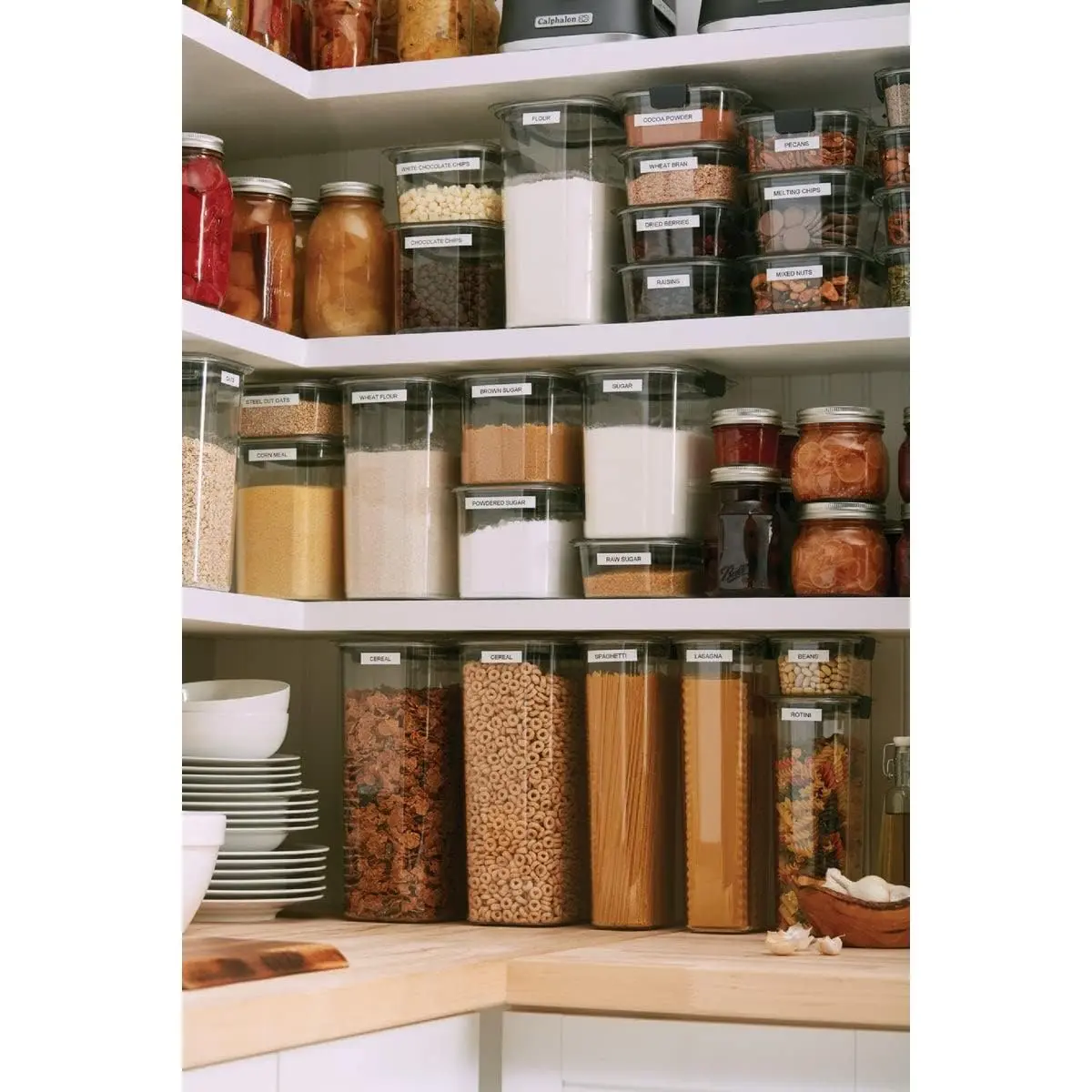 Rubbermaid Brilliance 16-Cup Airtight Food Storage Container with Lid | Pantry Organizer & Food Freshness - view 2