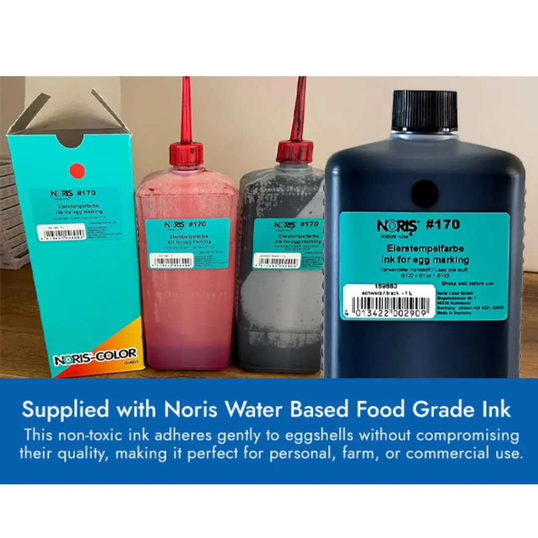 Handy Stamps Micro 1 Ink Pad 3x4 Inches | Food Grade Black Egg Safe Ink for Egg Marking - view 4