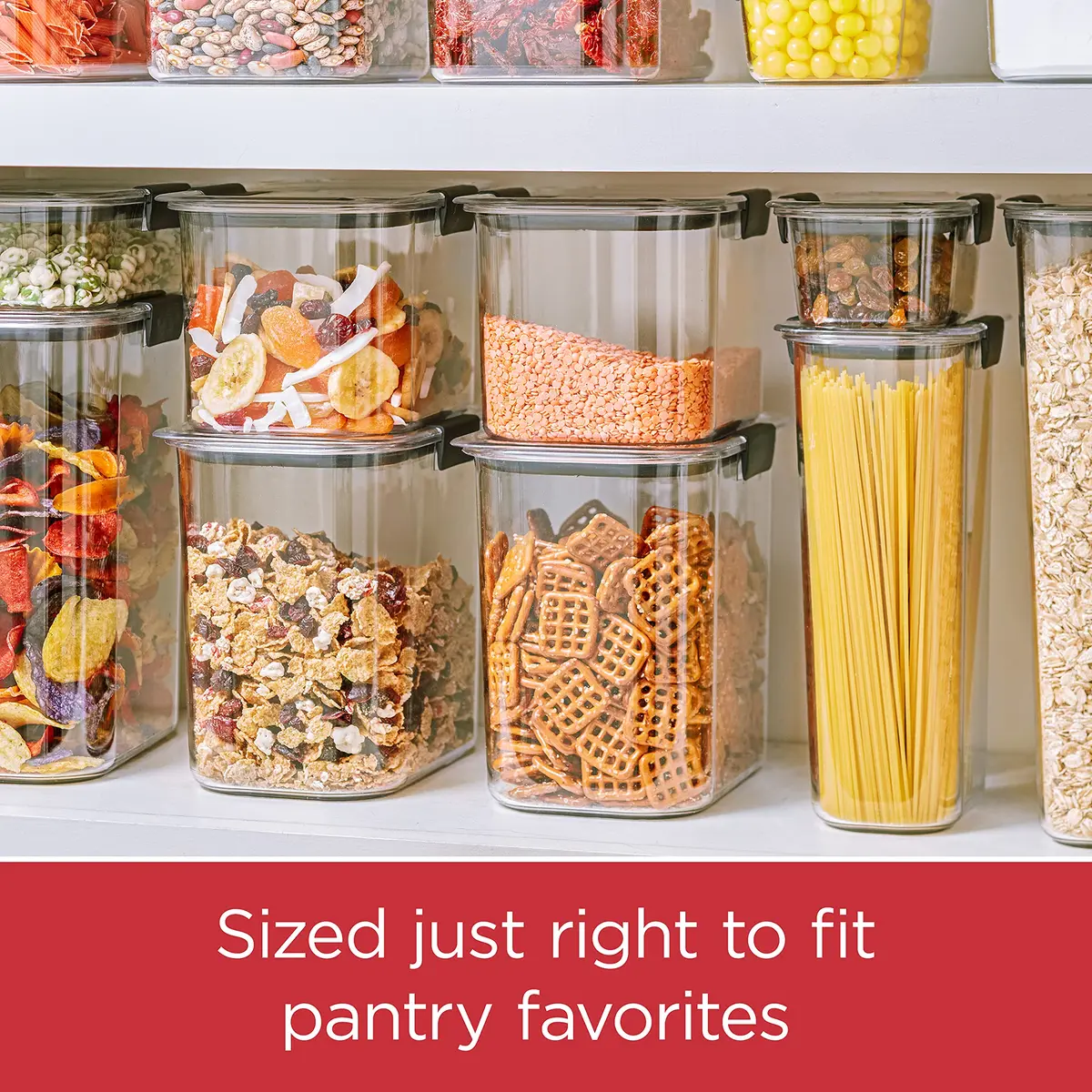 Rubbermaid Brilliance 12-Cup Airtight Food Storage Container | Clear/Grey, BPA-Free, Leak-Proof, Stackable - view 6