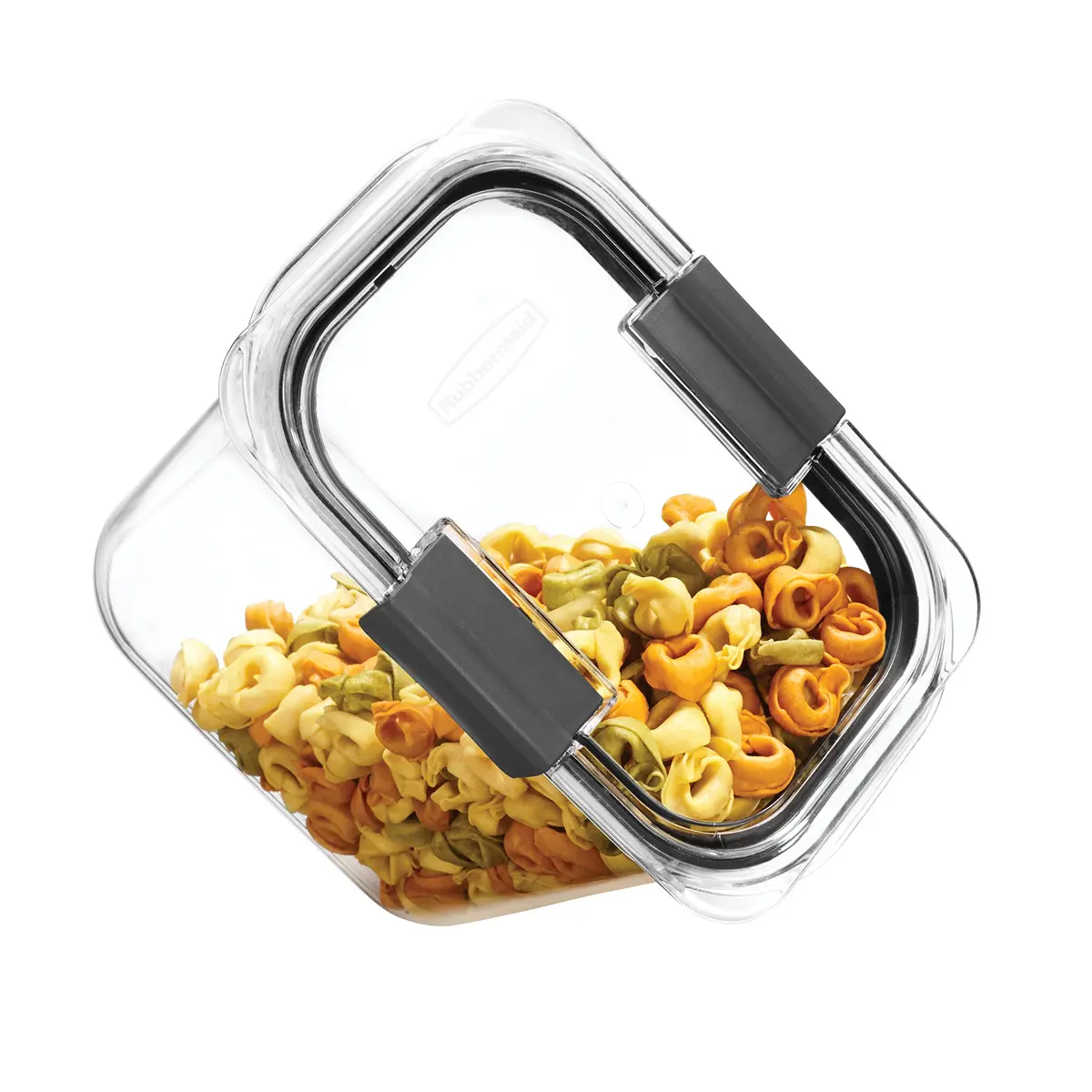 Rubbermaid Brilliance 12-Cup Airtight Food Storage Container | Clear/Grey, BPA-Free, Leak-Proof, Stackable - view 3