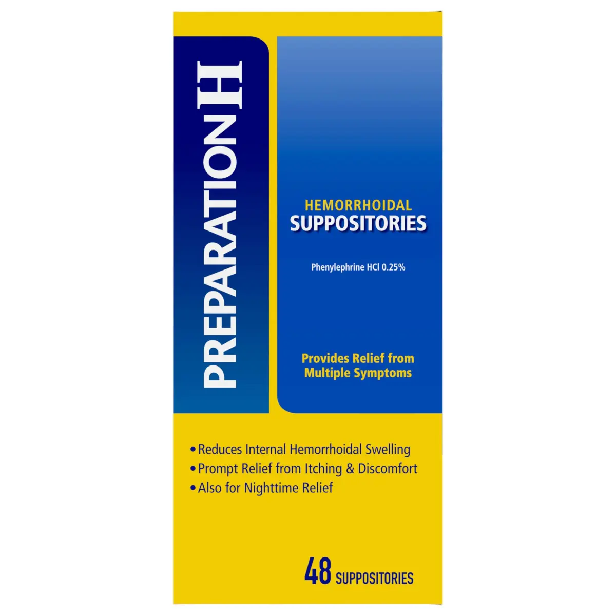 Preparation H Hemorrhoid Symptom Treatment Suppositories 48 Count | Doctor Recommended for Burning, Itching & Discomfort Relief - view 9