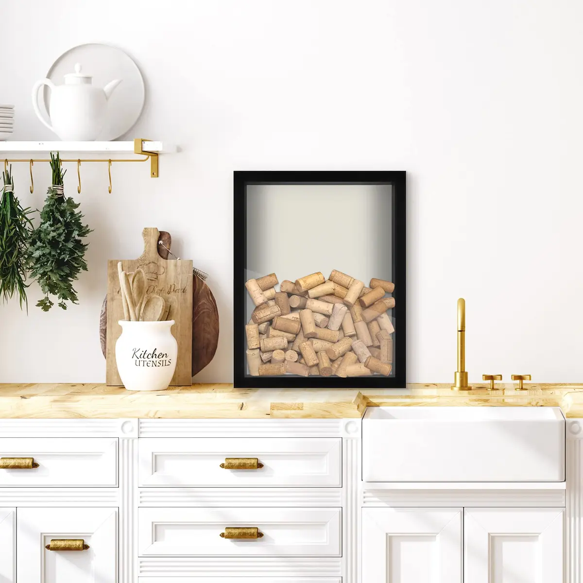 Americanflat 11x14 Shadow Box Frame - Engineered Wood - Black | Deep 1.5-inch Interior, Shatter-Resistant Glass - view 7