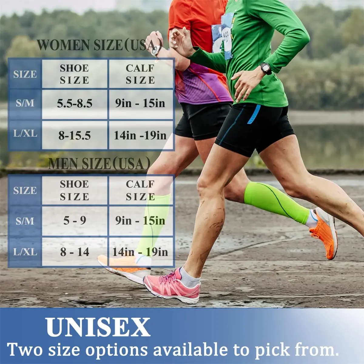 CHARMKING Compression Socks for Women & Men 15-20 mmHg | 3 Pairs, S/M, Graduated Support for Circulation - view 7