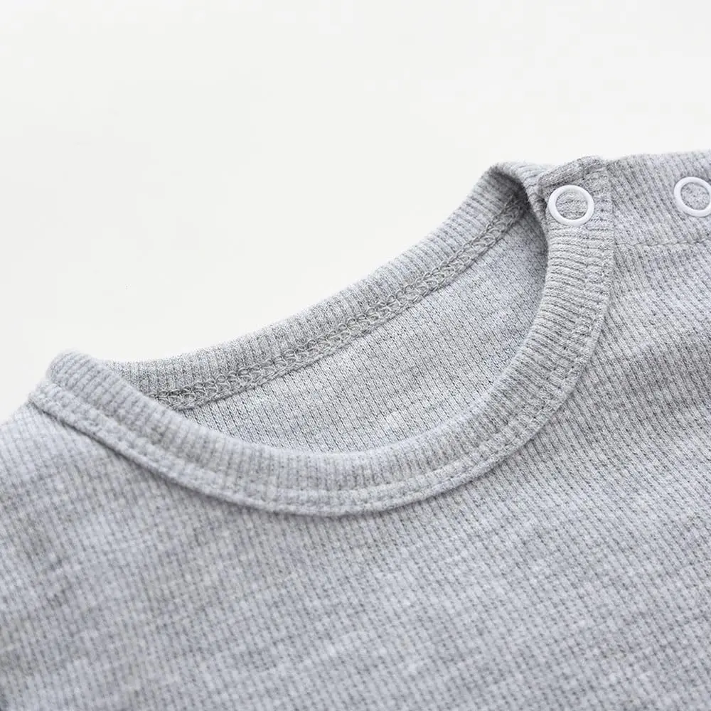 Enfants Chéris Long Sleeve Tee Shirt Toddler 3T Grey | Soft Cotton Baby Top for 0-3 Years - view 2