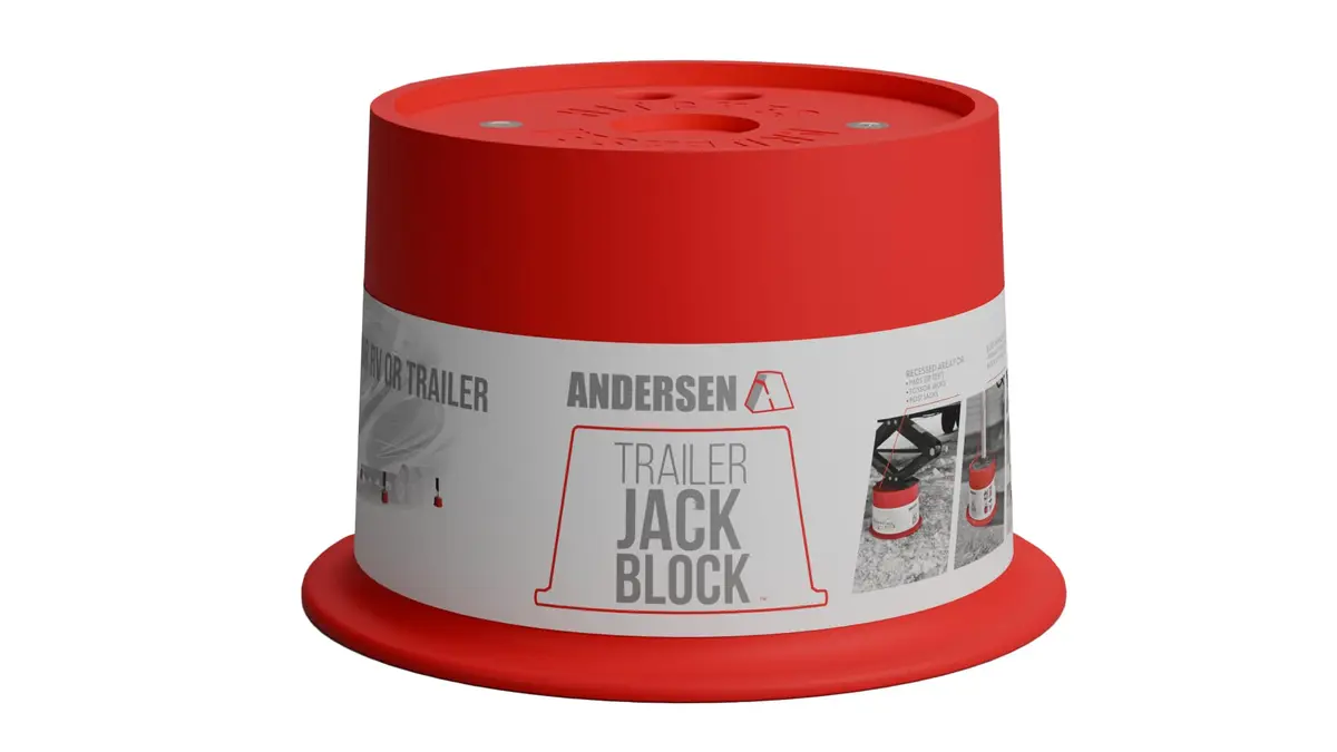 Andersen Hitches Trailer Jack Block 8" Support | Magnetic Stabilizer for RVs & Trailers (1 Pack) - view 2