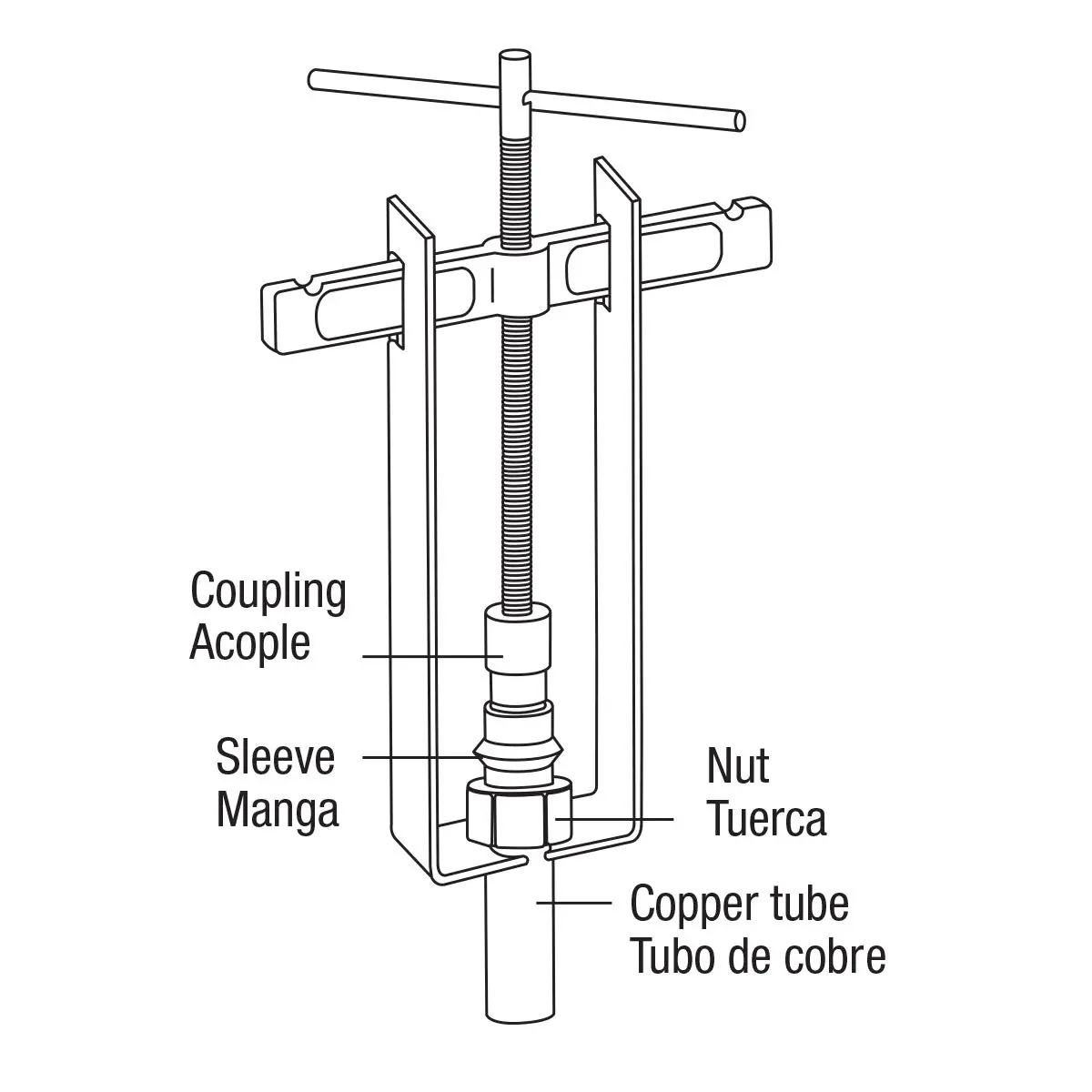 Rapid Repair Faucet Handle & Sleeve Puller | Heavy-Duty Steel, Adjustable, Single Pack - view 2