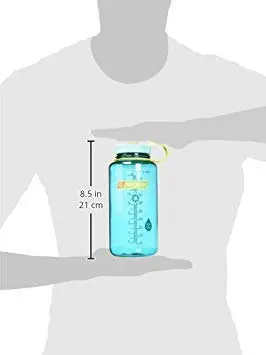 Nalgene Tritan Wide Mouth BPA-Free Water Bottle, Cerulean, 16 oz | Leak-Proof, Durable & Reusable - view 3