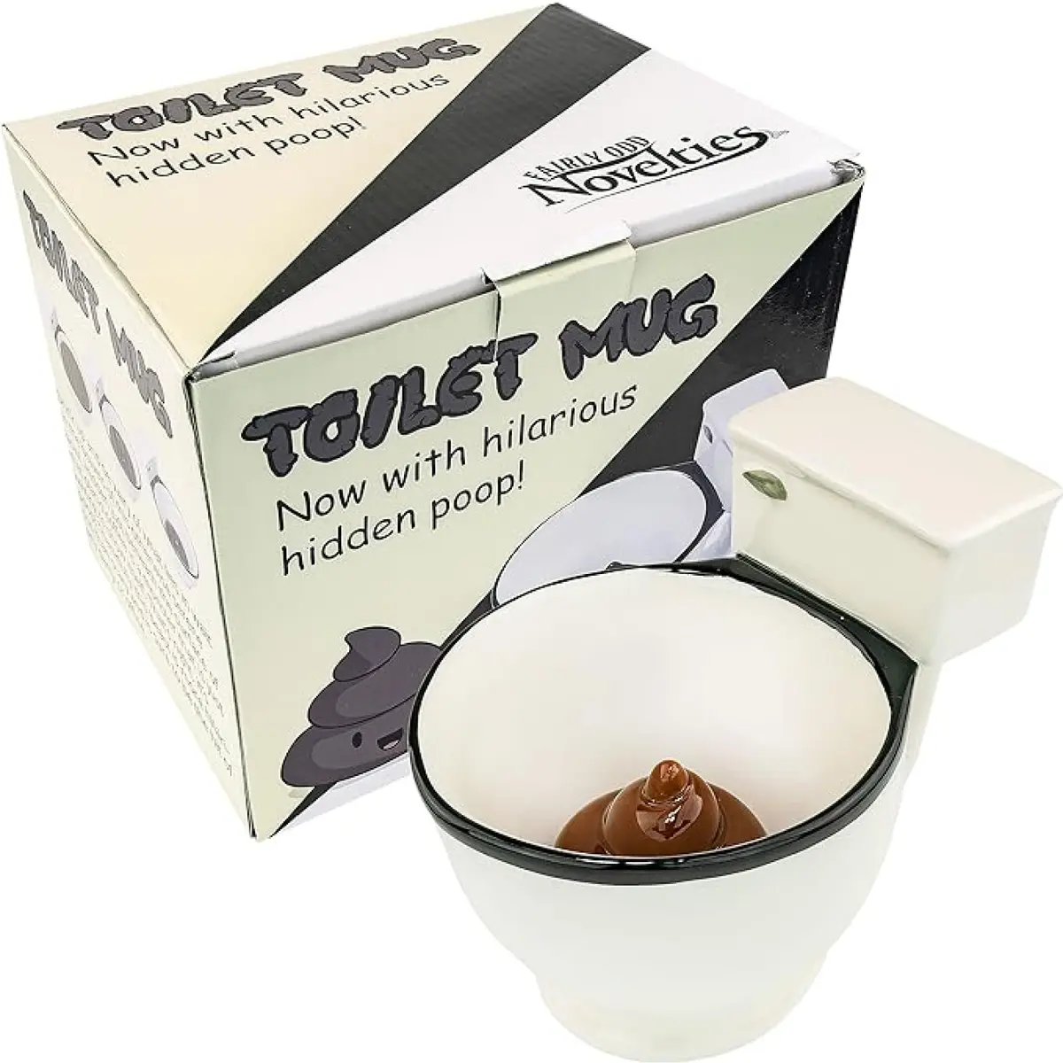 Fairly Odd Novelties Ceramic Toilet Coffee Mug 325ml (11oz) | Hilarious Toilet Humor Gag Gift - main product image