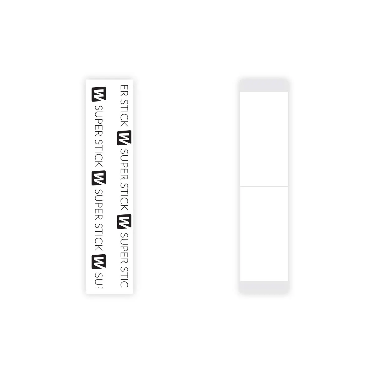 Walker Tape Co. Clear Adhesive Tape 3/4 in x 3 in | Extended Wear, Skin-Friendly - main product image