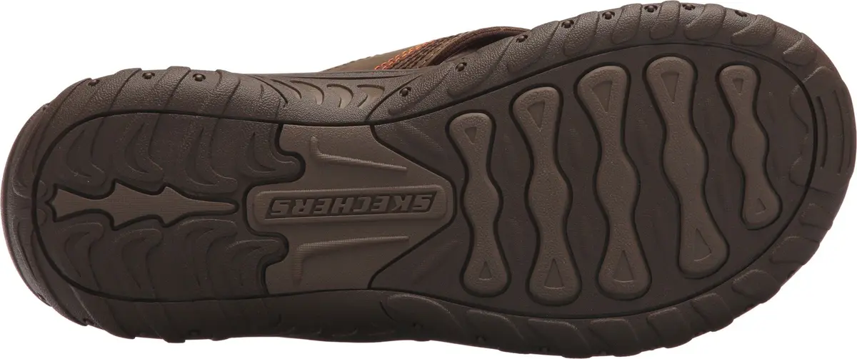 Skechers Relaxed Fit Reggae Cobano Flip Flop Brown 8 US | All-Day Comfort with Memory Foam - view 3