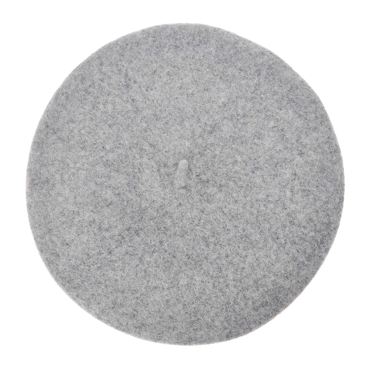 ZLYC Wool Beret Hat Classic Solid Color French Beret for Women (Light Grey) | Warm, Fitted & Stylish - view 5