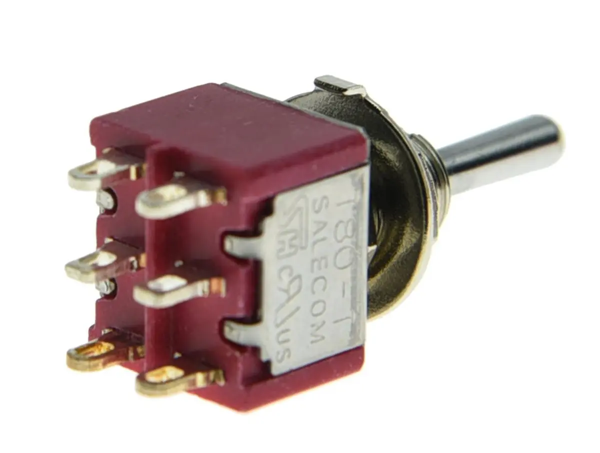 Dopro 3pcs DPDT 6 Pin 3 Way ON/ON/ON Guitar/AMP Mini Toggle Switch Car/Boat | High-Quality Metal, 3A 250VAC - view 3