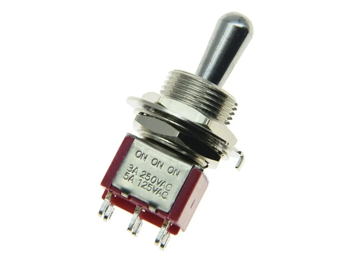 Dopro Fat Bat Toggle Switch 1x | 3 Position ON ON ON Metal Metal 12mm - main product image