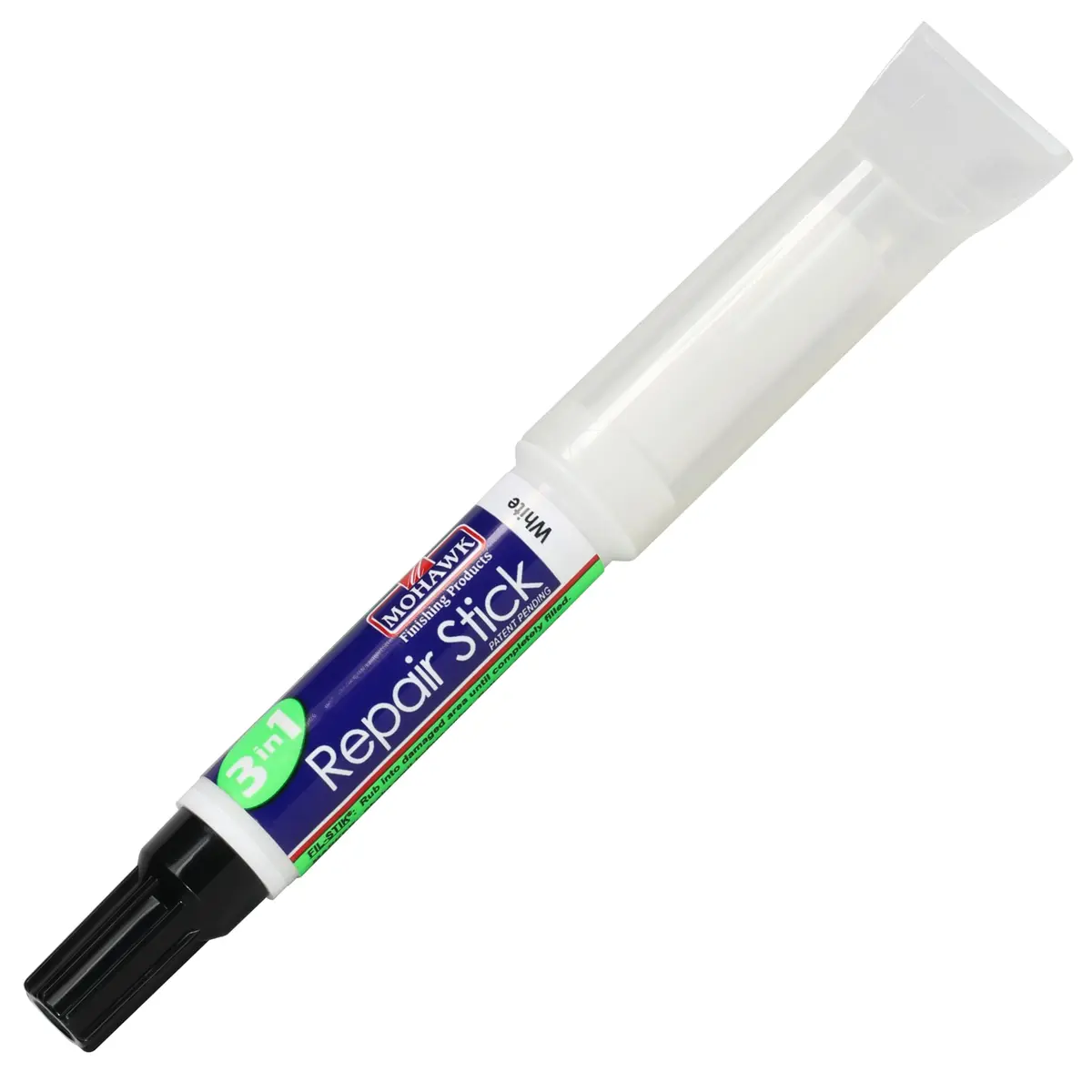 Mohawk Repair Stick 3 in 1 White | Wood Scratch & Dent Filler & Stain - main product image