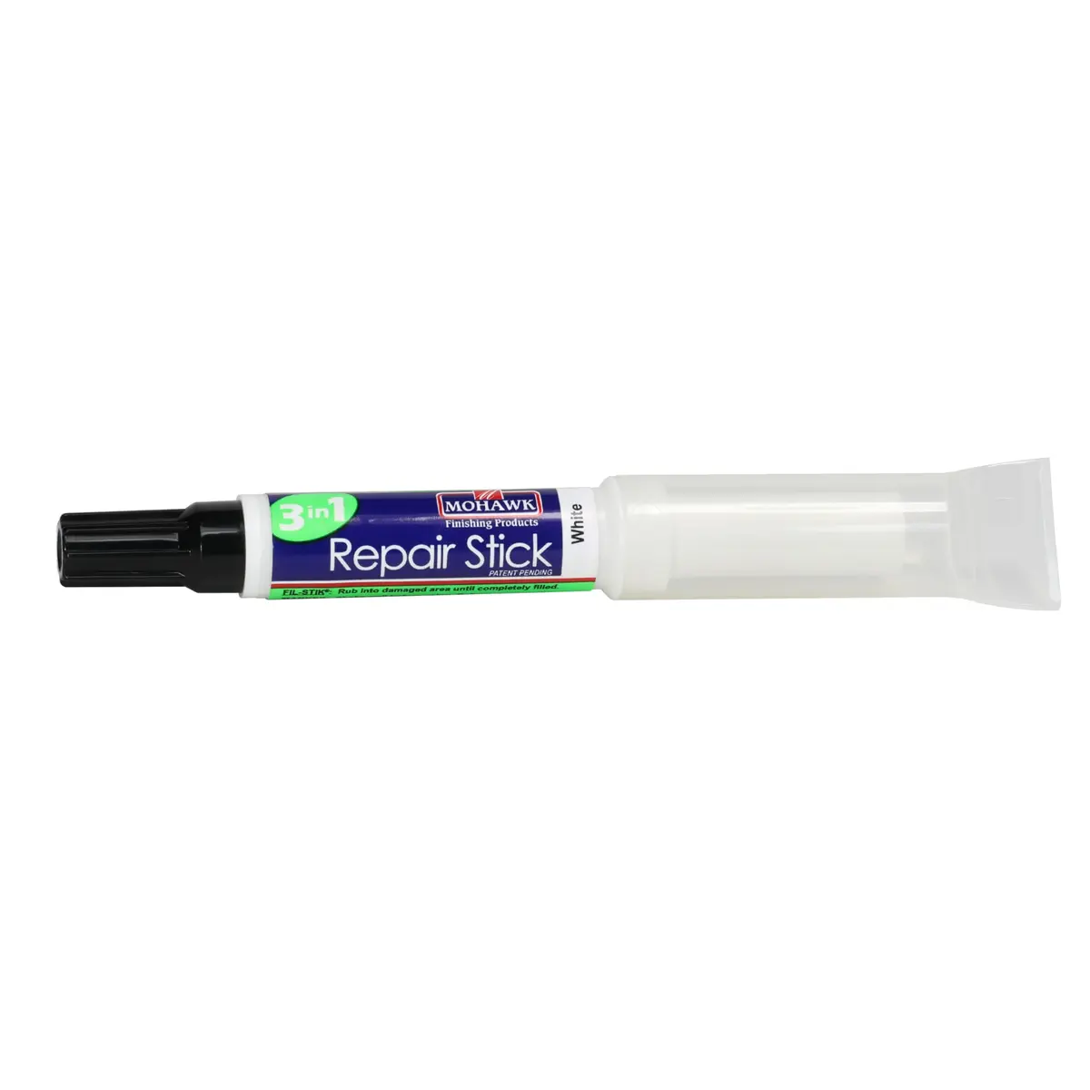 Mohawk Repair Stick 3 in 1 White | Wood Scratch & Dent Filler & Stain - view 2
