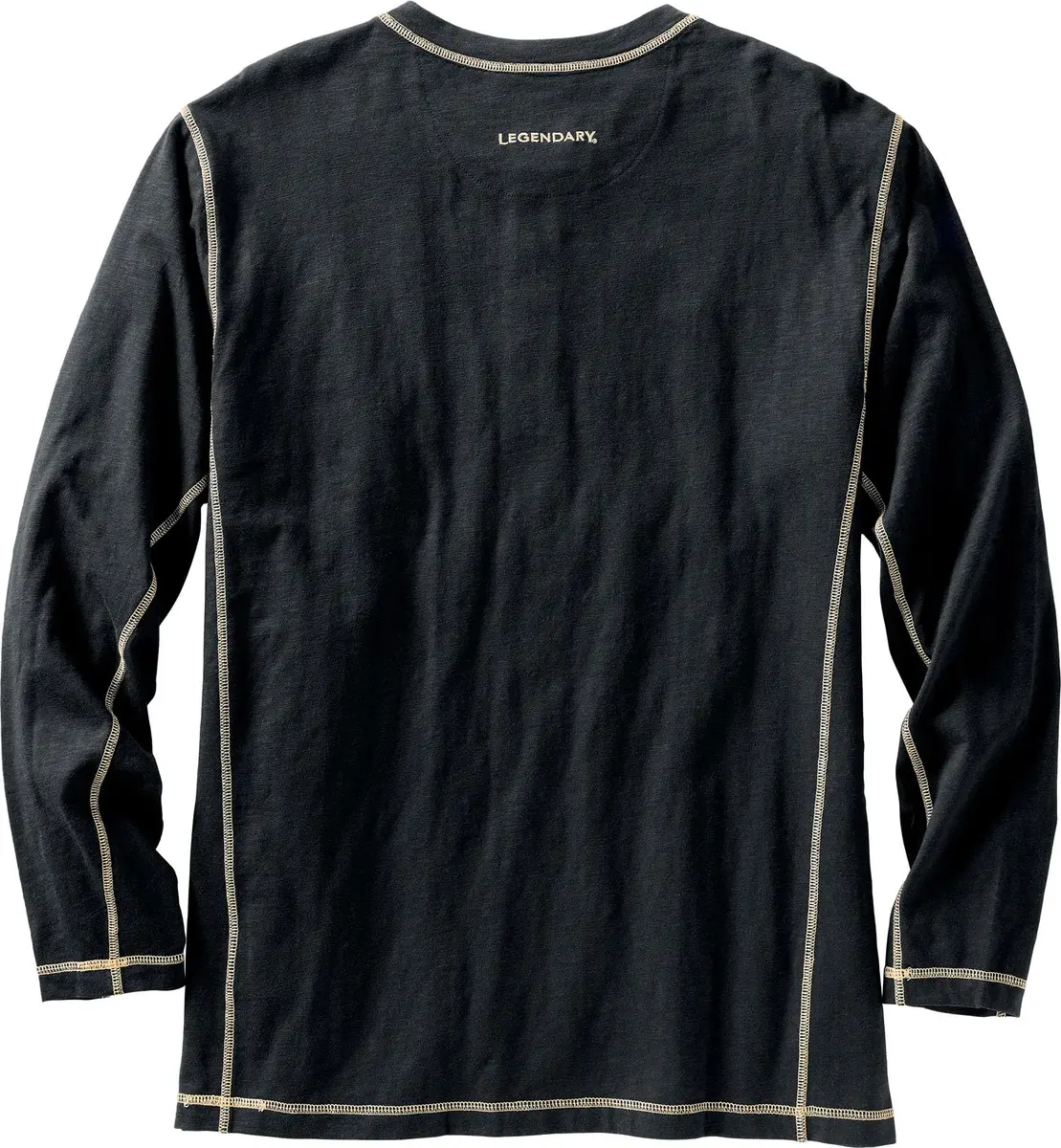 Legendary Whitetails Mens Henley Long Sleeve Casual Fit Shirt | Soft Cotton-Poly Blend, Rugged Style, True to Size (70-120c) - view 4